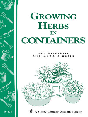cover image of Growing Herbs in Containers